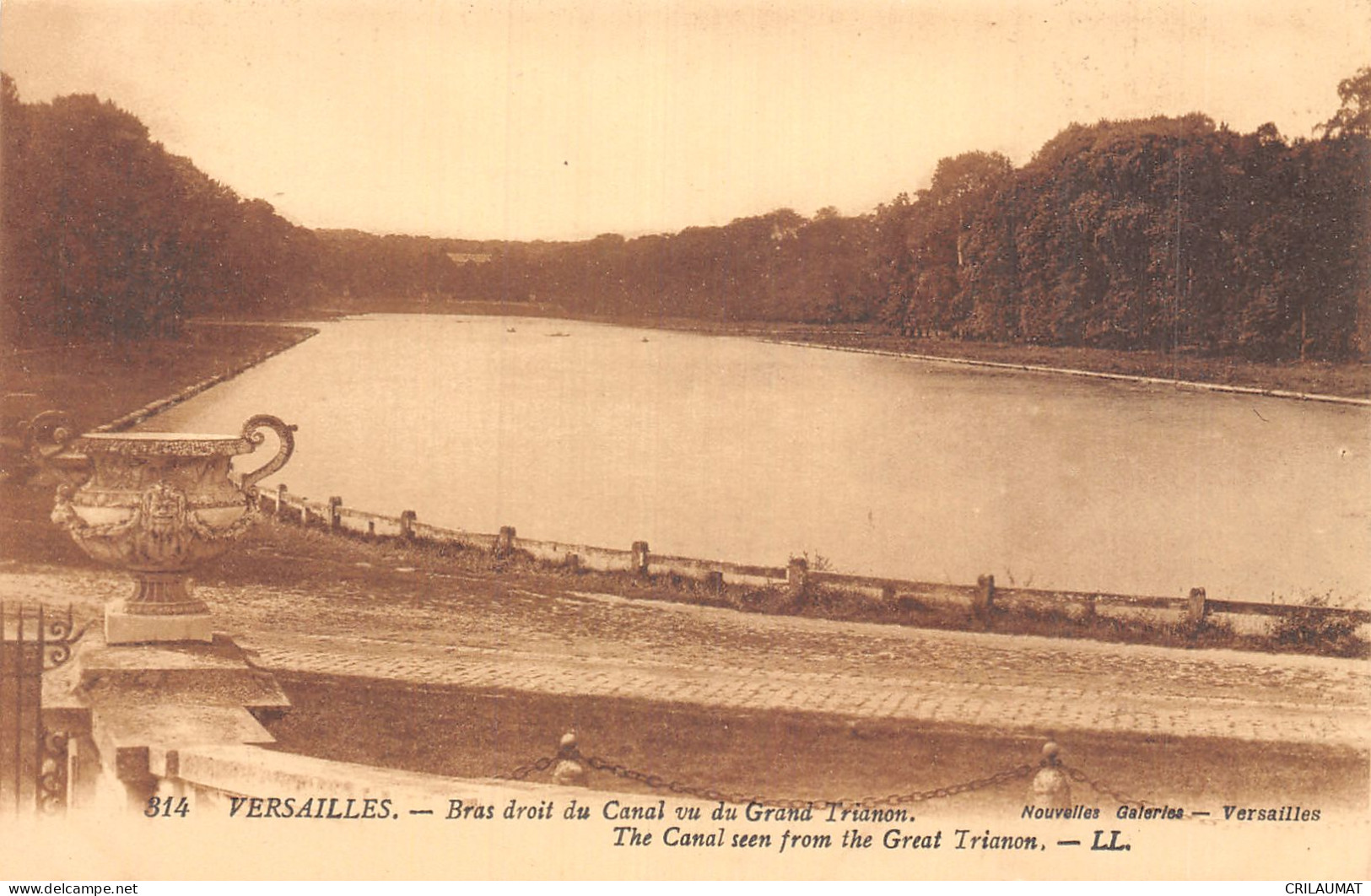 78-VERSAILLES BRAS DROIT DU CANAL-N°5154-D/0131 - Versailles (Château)