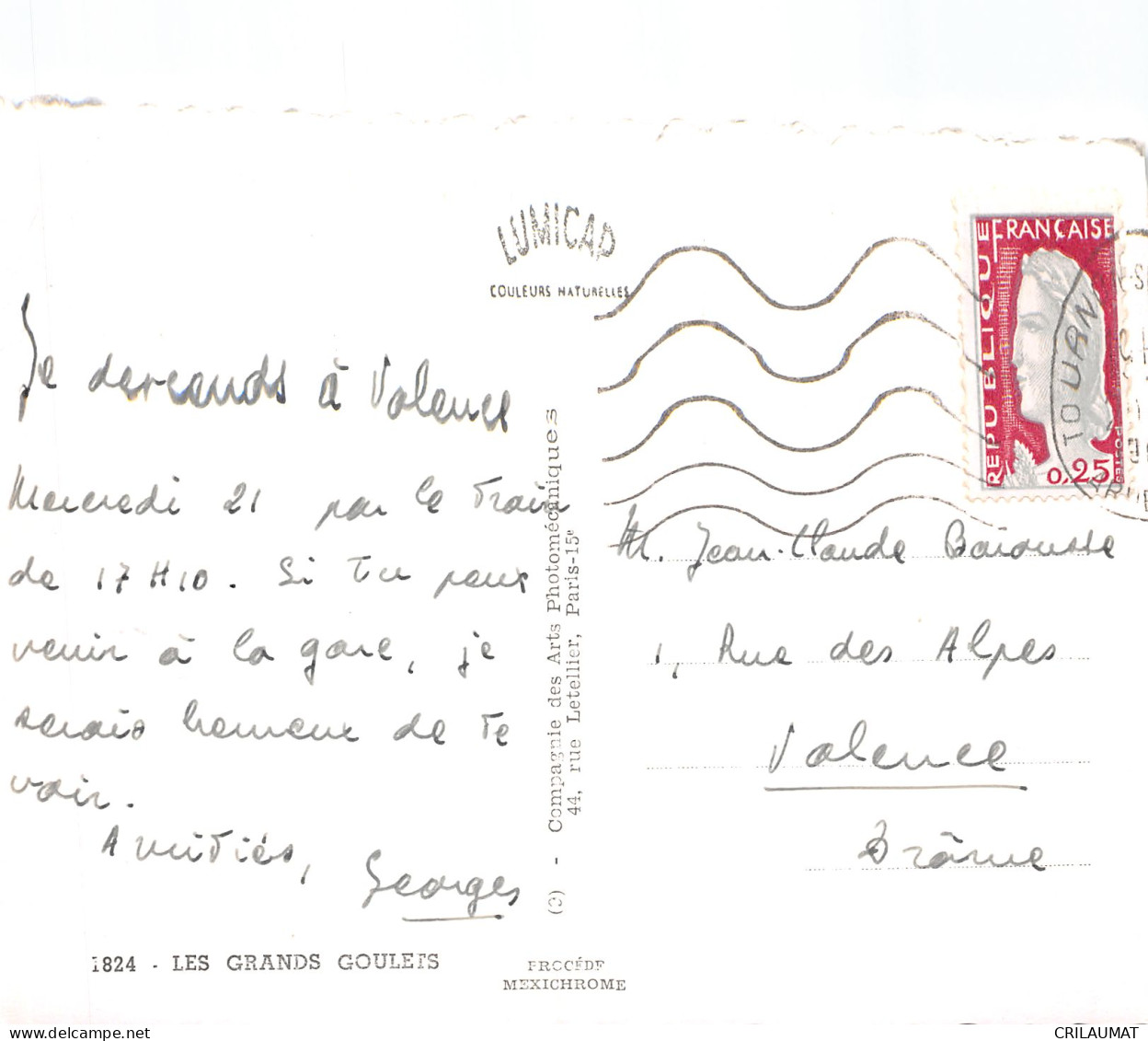 26-LES GRANDS GOULETS-N°5154-H/0231 - Les Grands Goulets