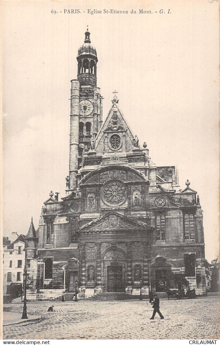 75-PARIS EGLISE SAINT ETIENNE DU MONT-N°5156-C/0291 - Kirchen