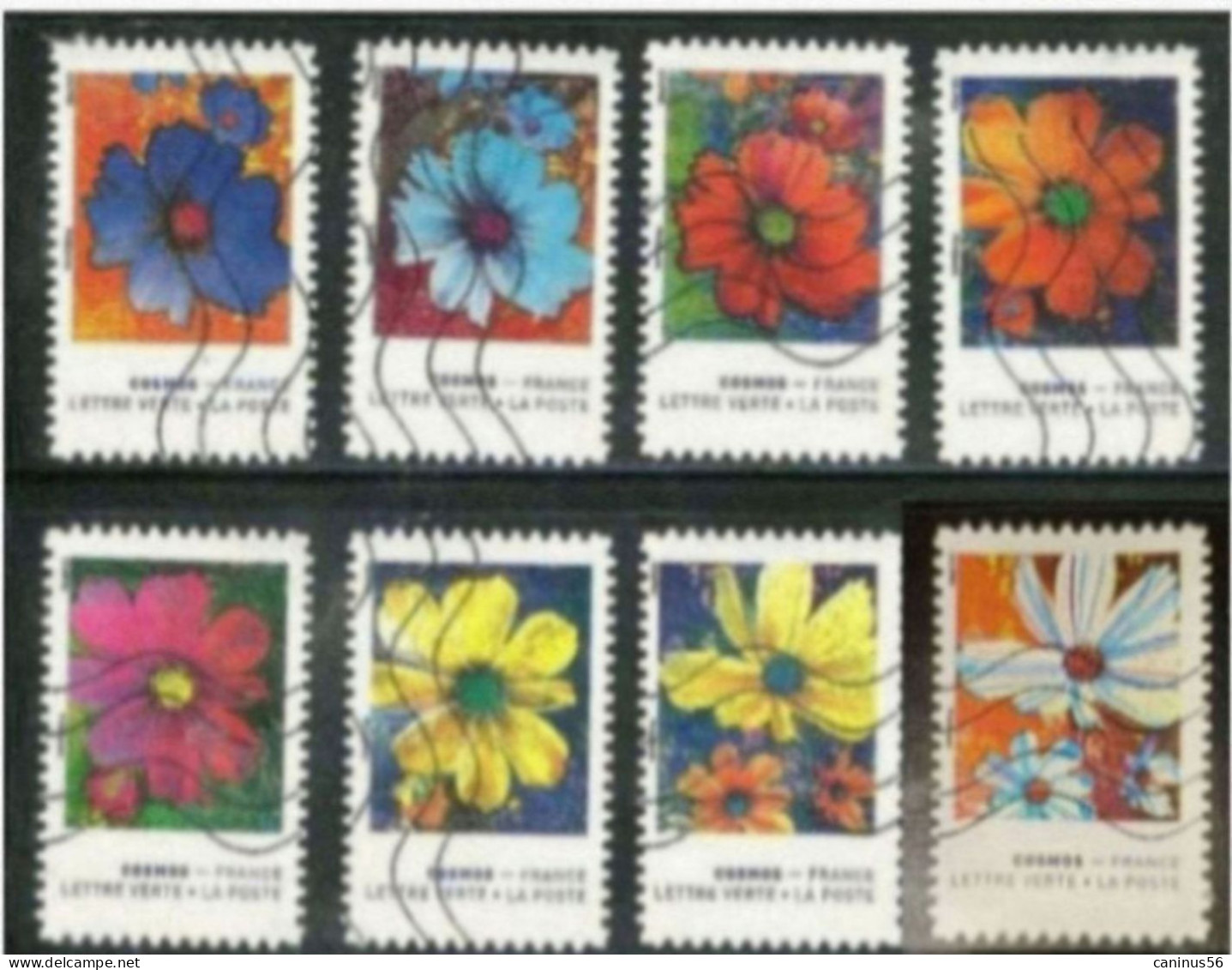 2020 Yt AA 1851 1852 1853 1855 1857 1859 1860 1861 (o) Les Couleurs Du Cosmos 8 Visuels - Used Stamps