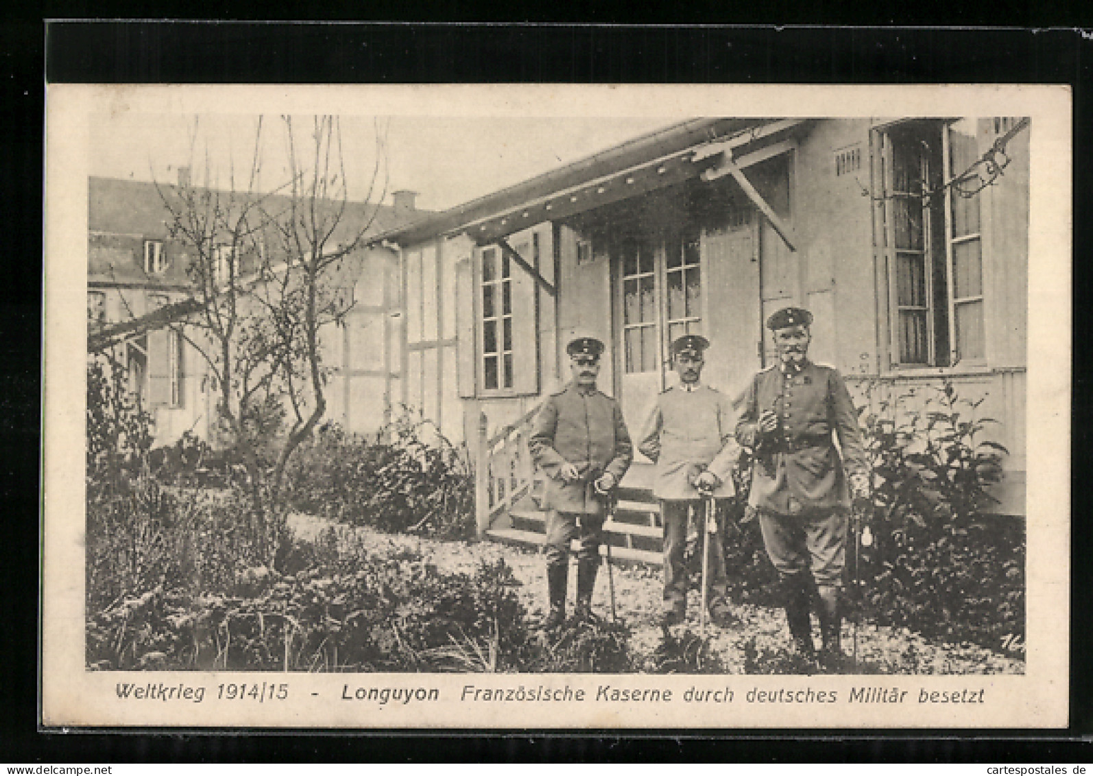 CPA Longuyon, Französische Caserne Durch Deutsches Militär Besetzt  - Longuyon