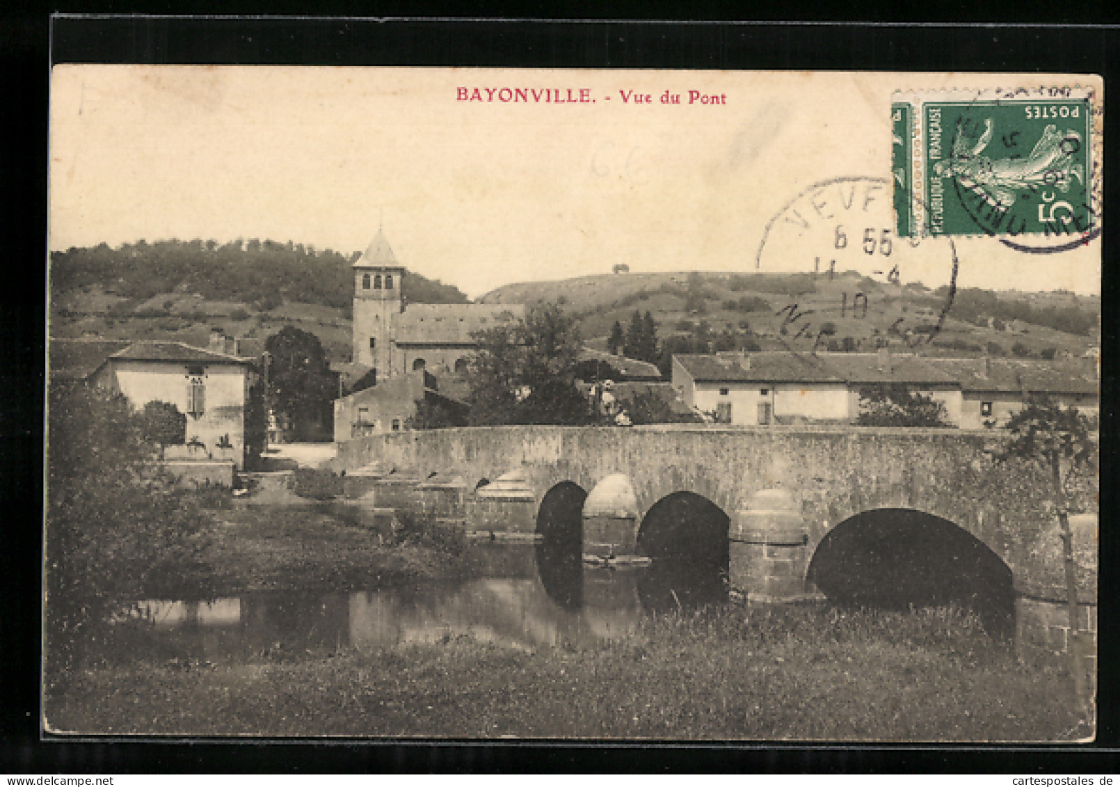 CPA Bayonville, Vue Du Pont  - Other & Unclassified