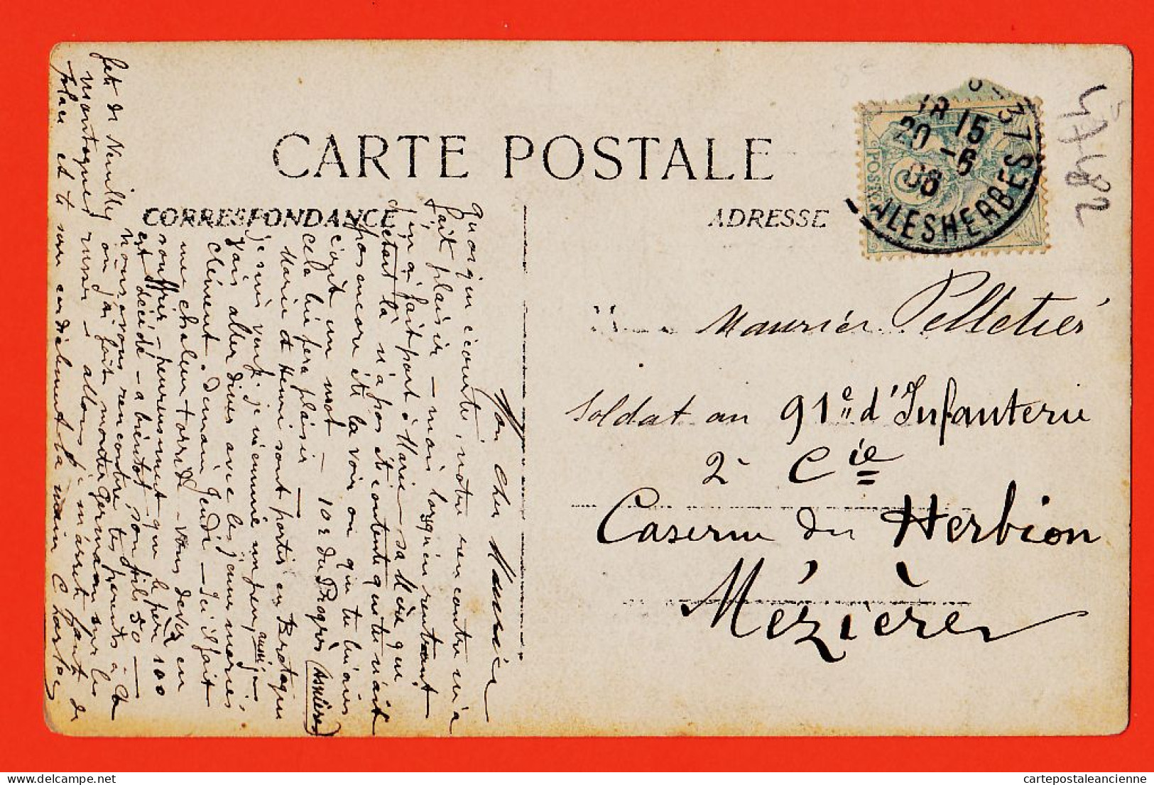 06058 / ♥️ ⭐ ◉  Carte-Photo 92-ASNIERES Lisez 10 Rue PROGRES Duel Sabre 1906-PELLETIER 91e Inf Caserne Herbion Mézières - Asnieres Sur Seine