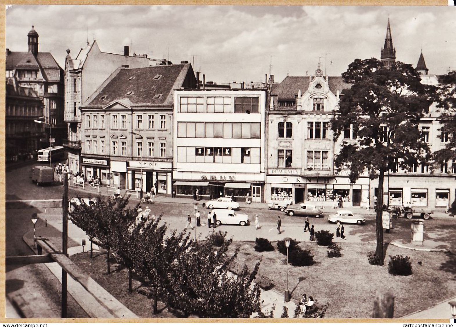 06338 / Rare TEPLICE CITROEN DS Triporteur Type VESPA Charette Statni Lazne Automobiles 1960s Foto RADNICKY Scène De Rue - Tschechische Republik