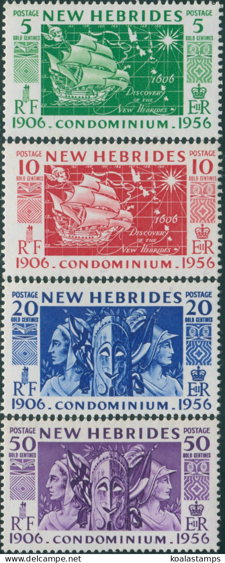 New Hebrides 1956 SG80-83 Condominium Set MNH - Sonstige & Ohne Zuordnung