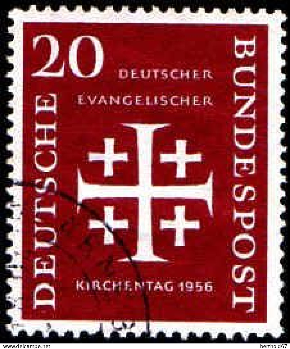 RFA Poste Obl Yv: 110 Mi:236 Deutscher Evangelischer Kirchentag (Beau Cachet Rond) - Gebruikt