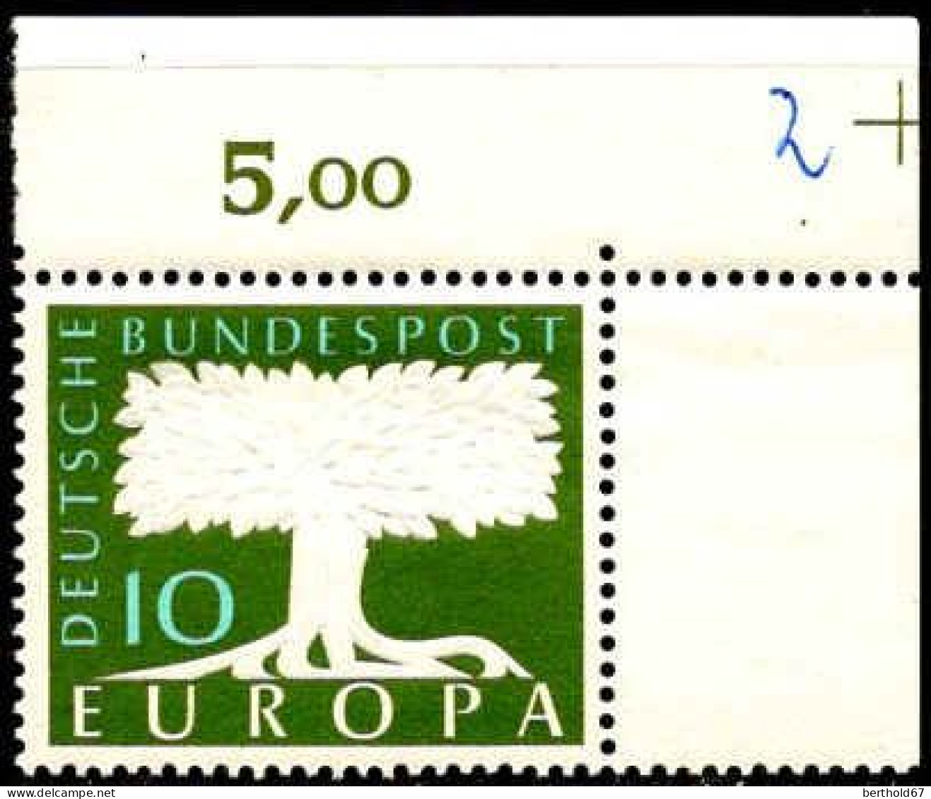 RFA Poste N** Yv: 140 Mi:268 Europa Cept Arbre Coin D.feuille - Ongebruikt