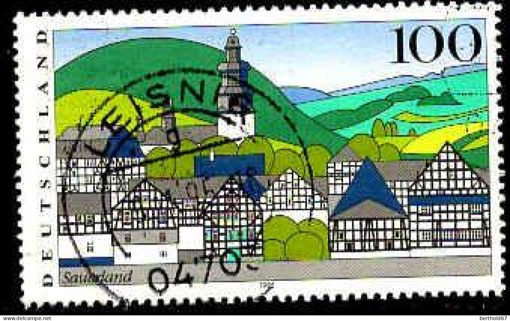 RFA Poste Obl Yv:1642 Mi:1810 Sauerland (Beau Cachet Rond) - Gebraucht