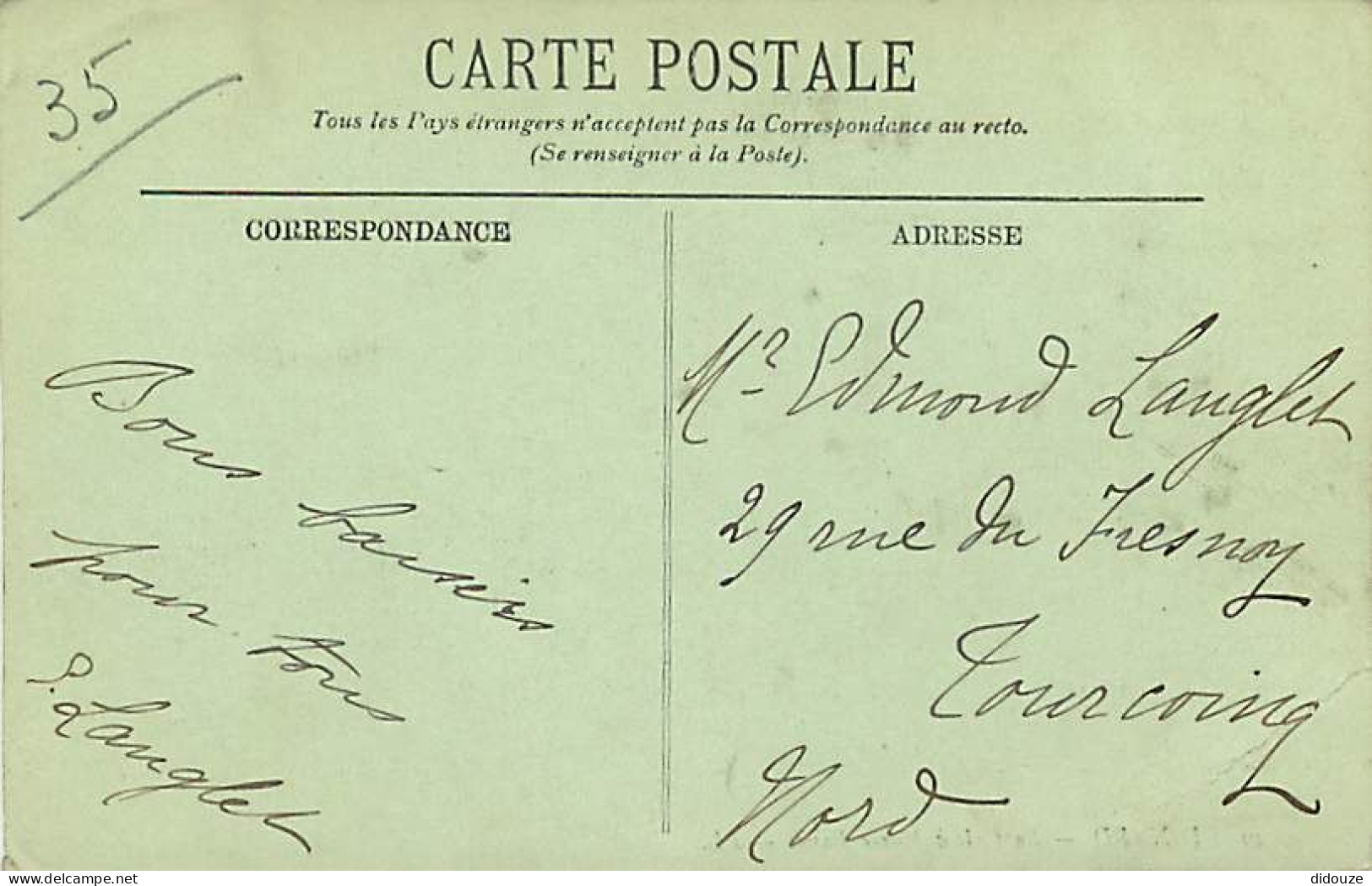 35 - Dinard - La Cale à Marée Basse - Animée - Bateaux - Attelages De Chevaux - Oblitération Ronde De 1907 - CPA - Voir  - Dinard