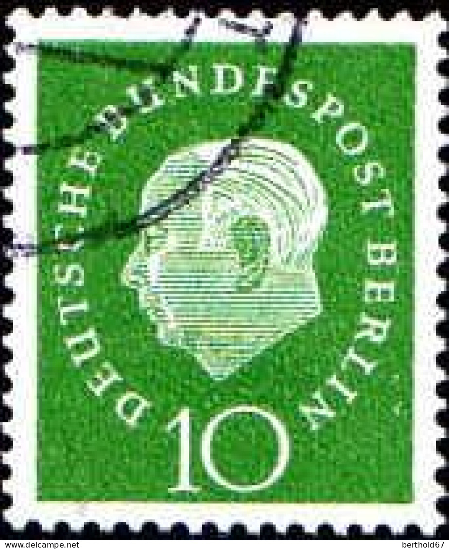 Berlin Poste Obl Yv:162A/166 Bundespräsident Theodor Heuss (Beau Cachet Rond) - Used Stamps