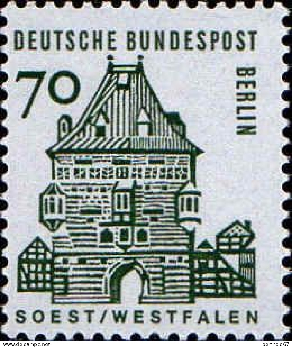 Berlin Poste N** Yv:219/225 Edifices allemands