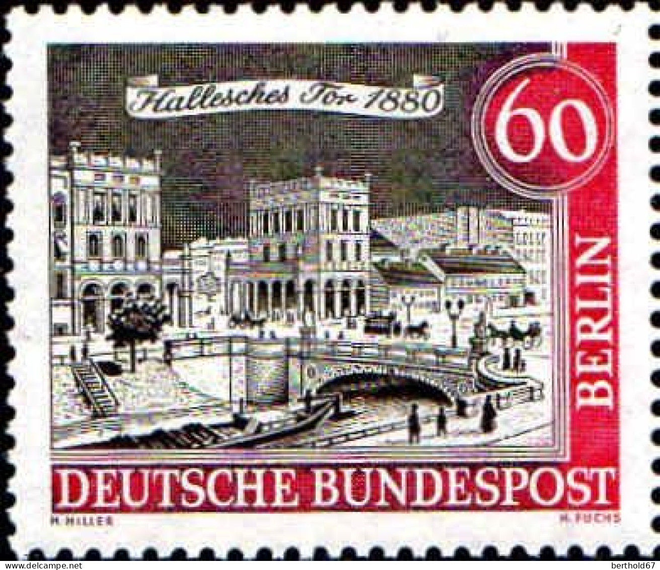 Berlin Poste N** Yv:196/207 Vieux Berlin