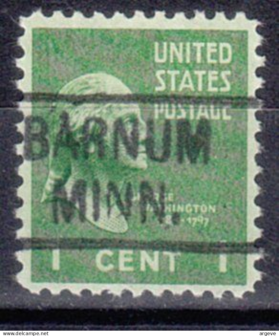 USA Precancel Vorausentwertungen Preo Locals Minnesota, Barnum 455 - Precancels