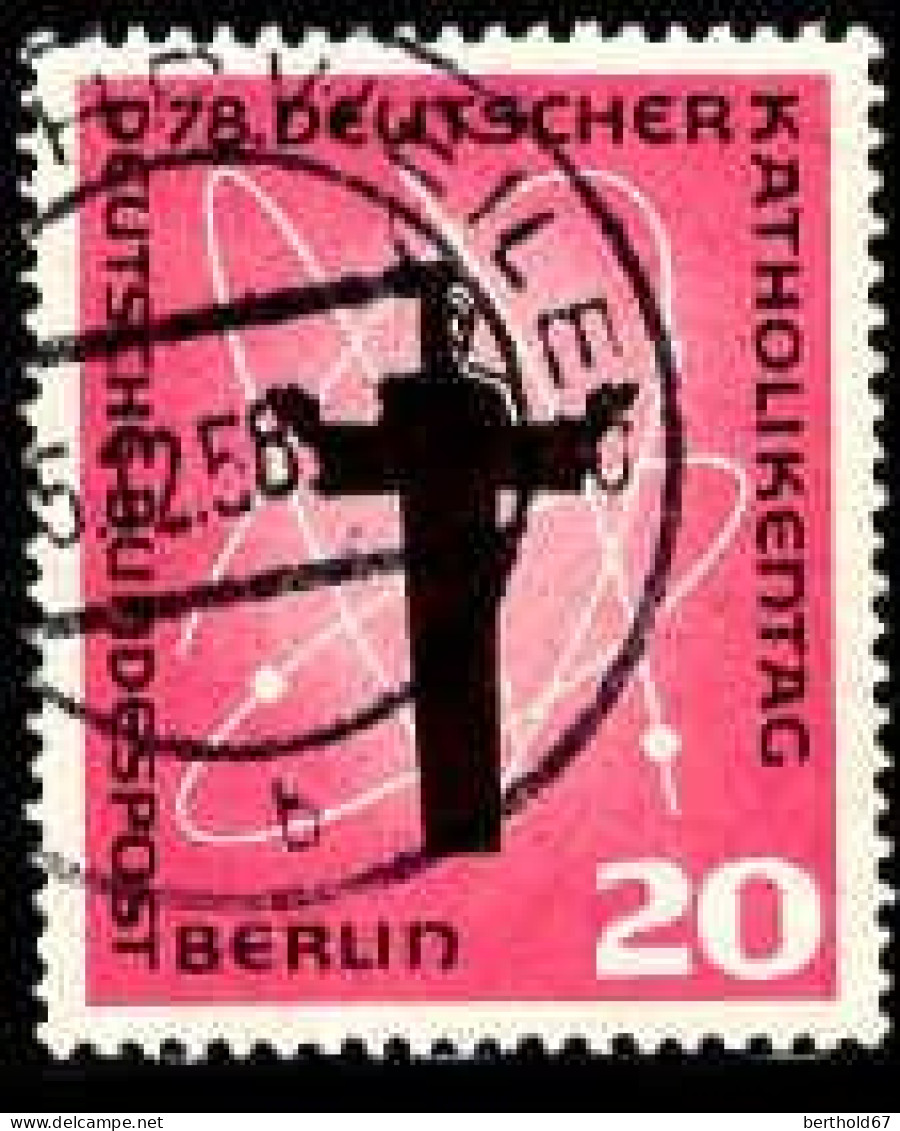 Berlin Poste Obl Yv:160 Mi:180 Deutscher Katholikentag (Beau Cachet Rond) - Gebraucht