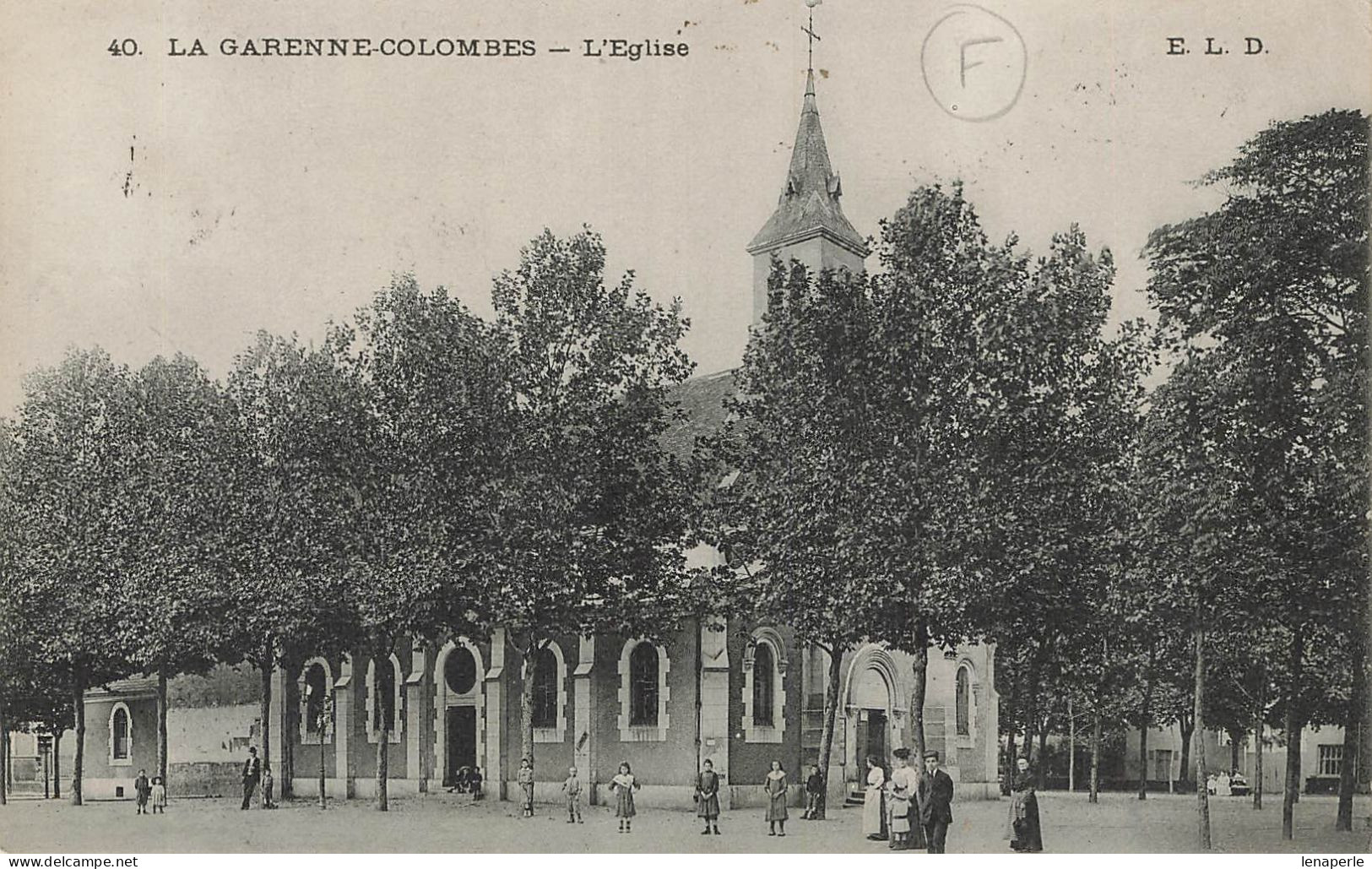 D9695 La Garenne Colombes L'église - La Garenne Colombes