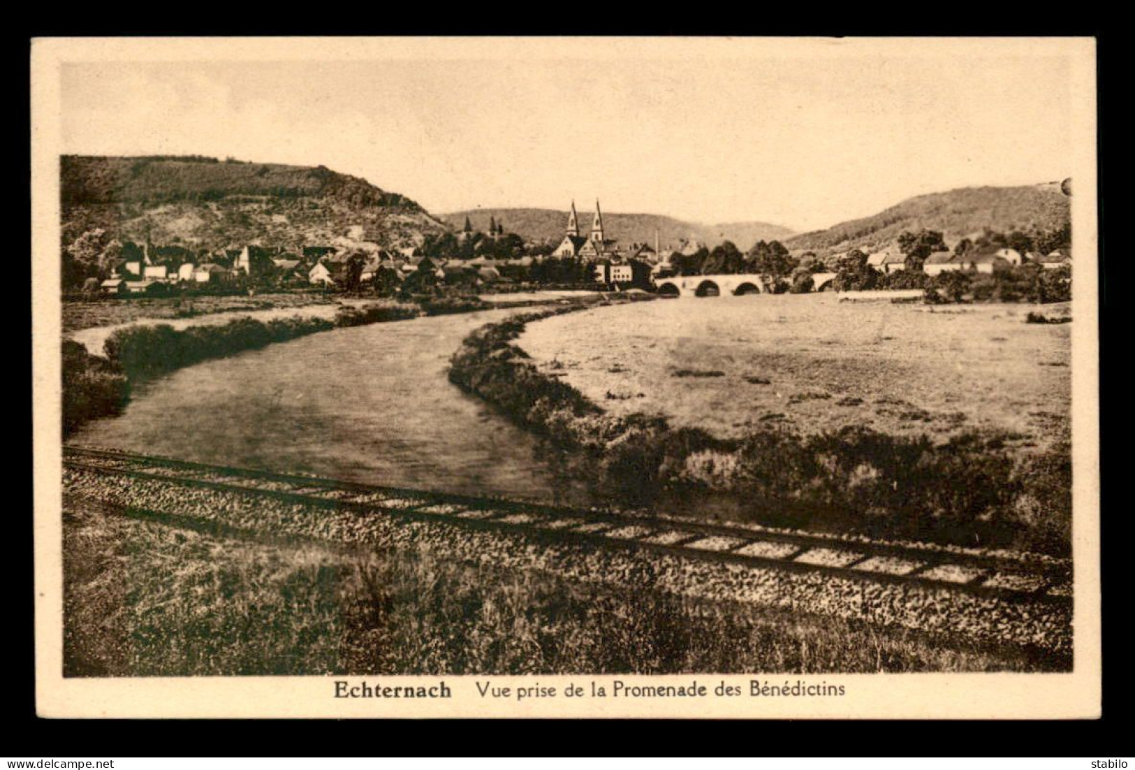 LUXEMBOURG - ECHTERNACH - VUE PRISE DE LA PROMENADE DES BENEDICTINS - Echternach