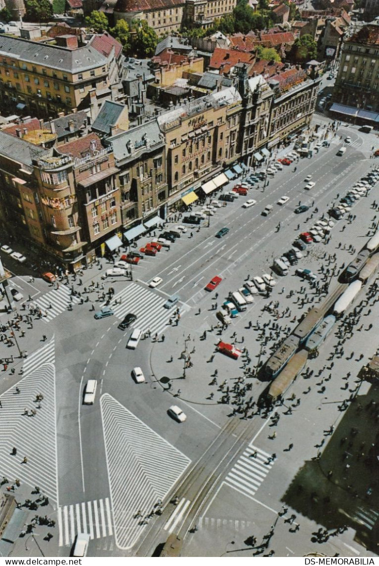 Zagreb - Trg Republike , Tram - Kroatien