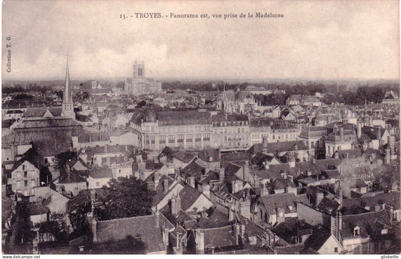 10 - Aube -  TROYES  - Panorama Est - Vue Prise De La Madeleine - Troyes