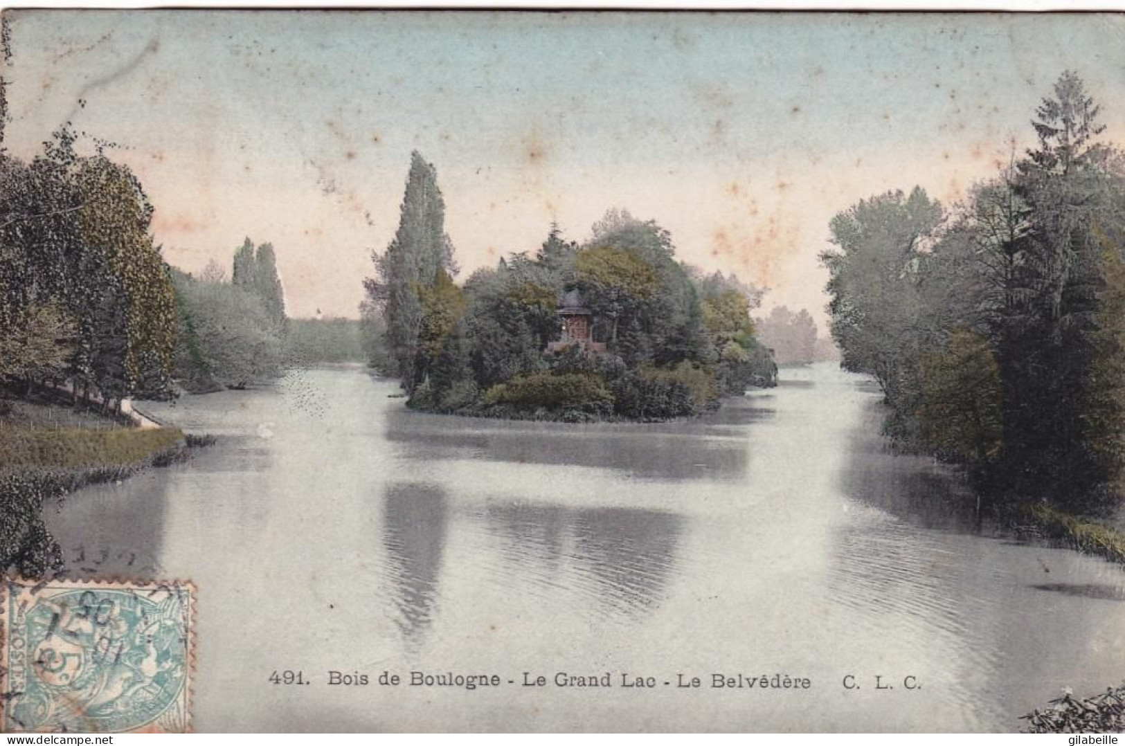 75 - PARIS 16 - Le Bois De Boulogne - Le Grand Lac - Le Belvedere - Paris (16)