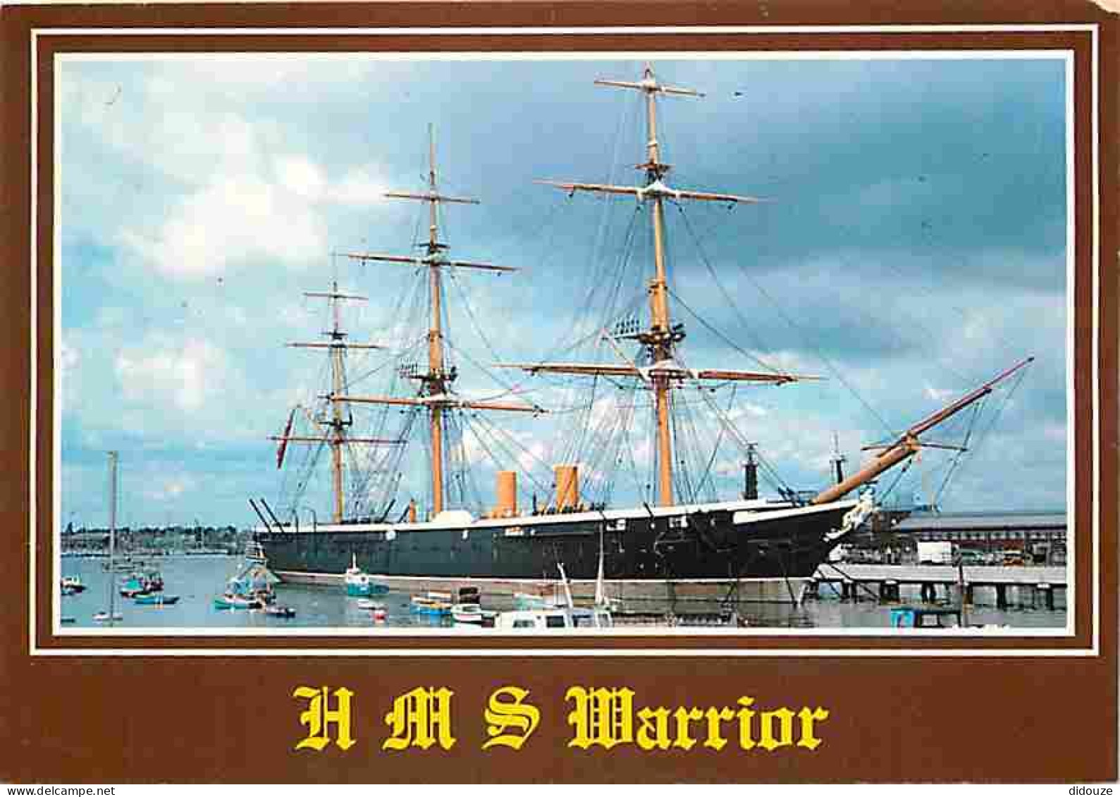 Bateaux - Voiliers - HMS Warrior 1860 - Flagship Of The Royal Navy - Portsmouth - CPM - Voir Scans Recto-Verso - Segelboote