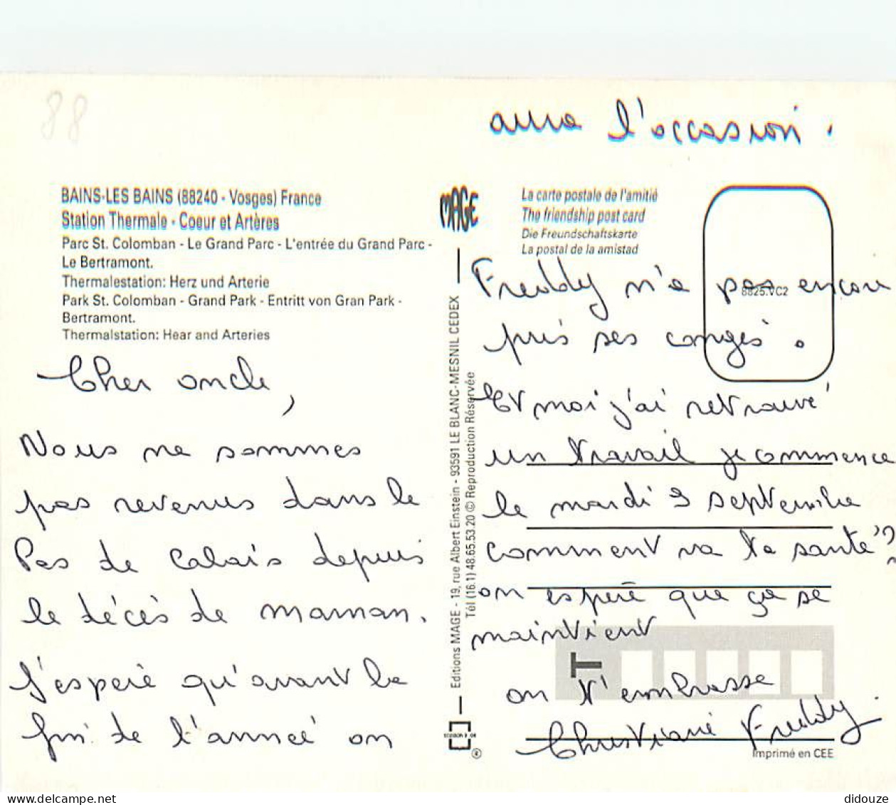 88 - Bains Les Bains - Multivues - CPM - Voir Scans Recto-Verso - Bains Les Bains