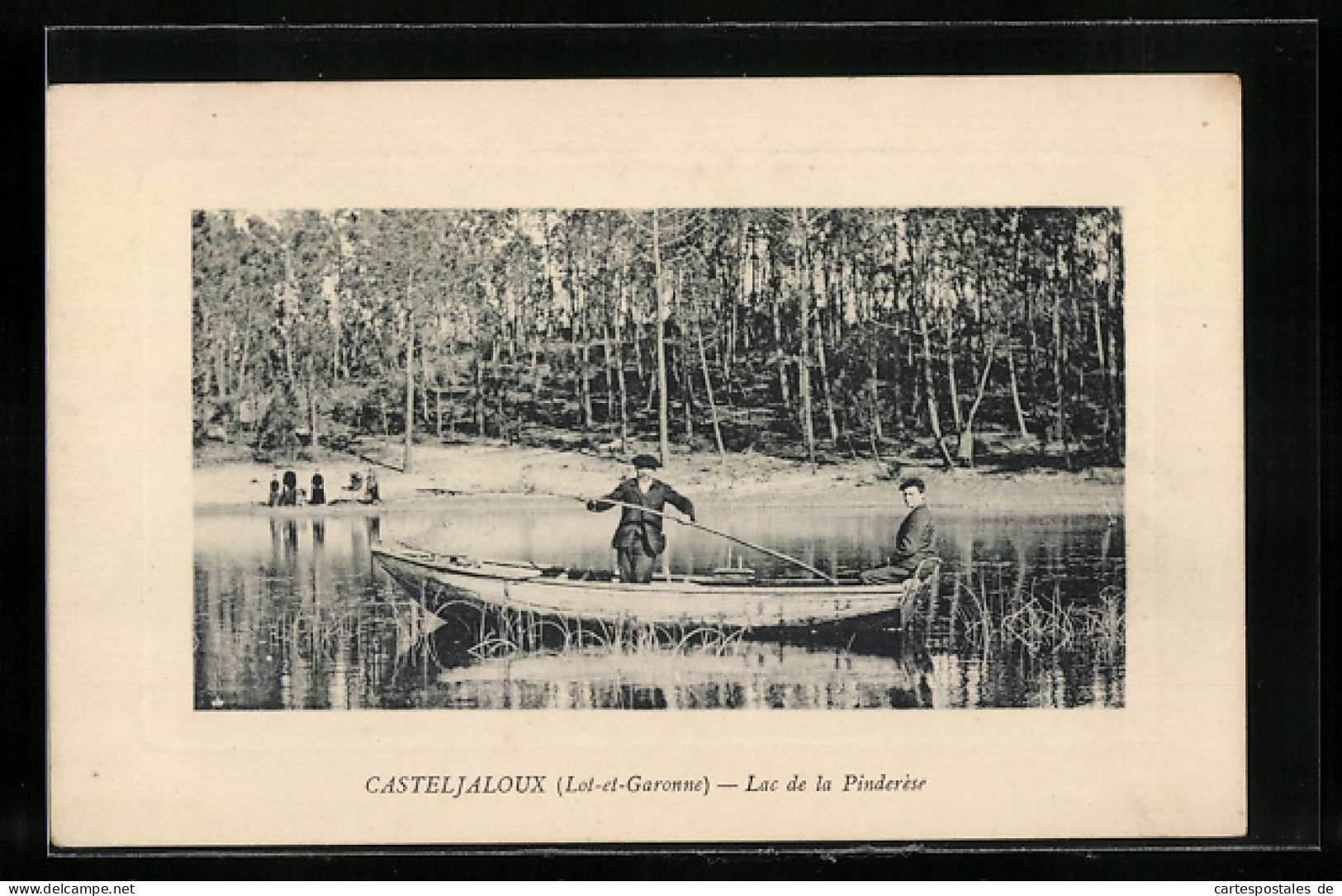 CPA Casteljaloux, Lac De La Pinderèse  - Casteljaloux