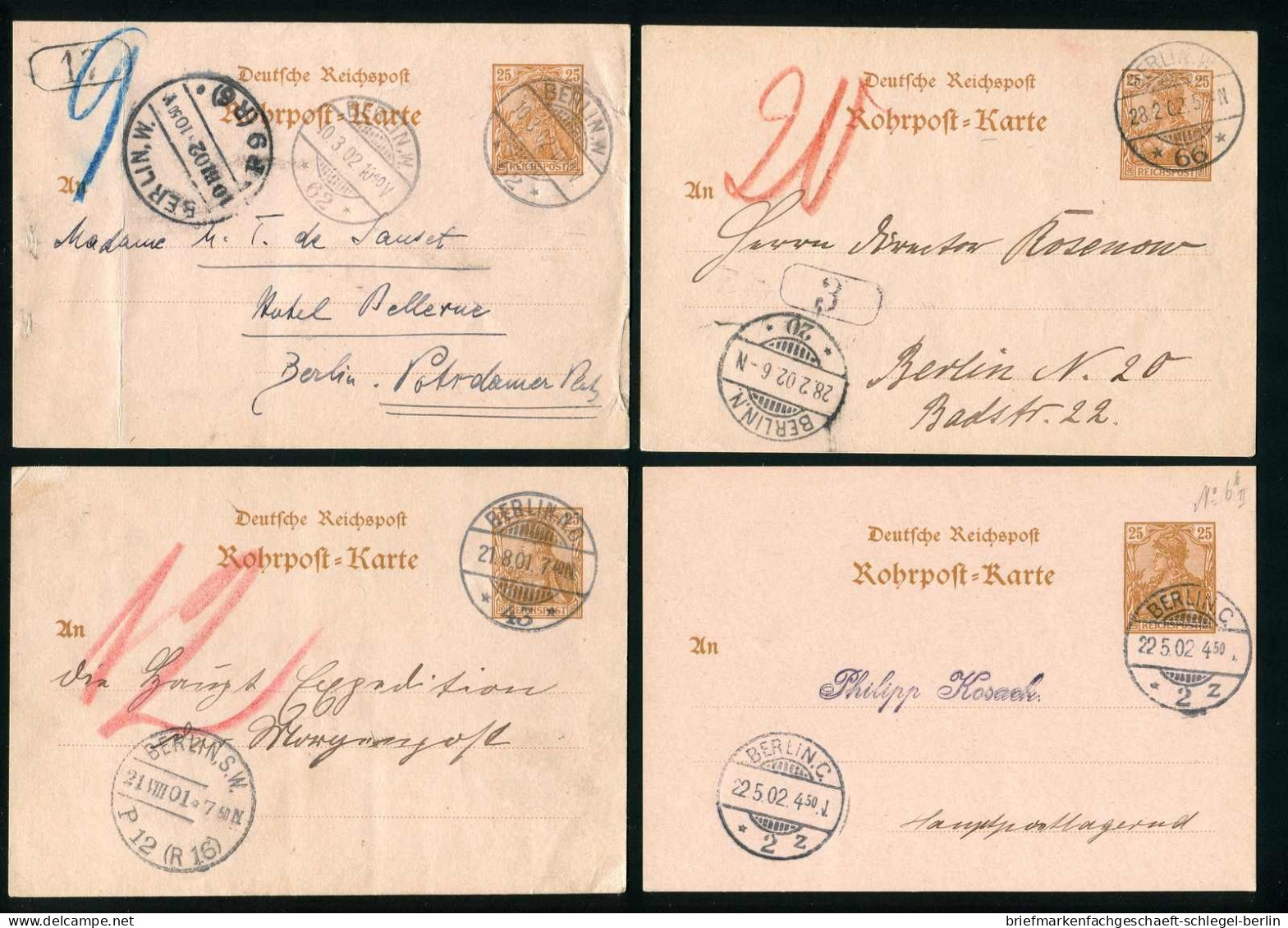 Berliner Postgeschichte, 1901, RP 10, Brief - Sonstige & Ohne Zuordnung