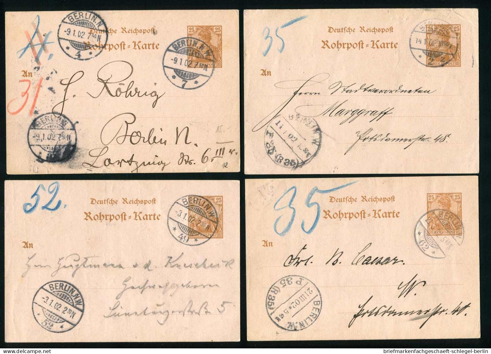 Berliner Postgeschichte, 1901, RP 10, Brief - Other & Unclassified