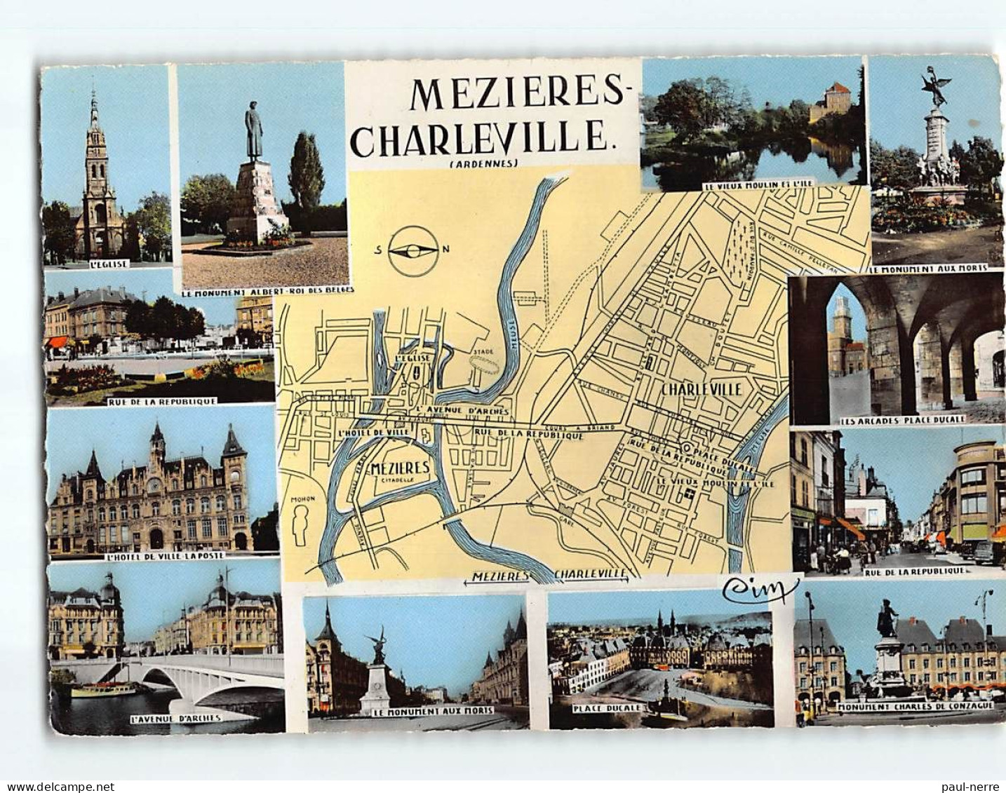 MEZIERS CHARLEVILLE : Carte Souvenir - état - Sonstige & Ohne Zuordnung