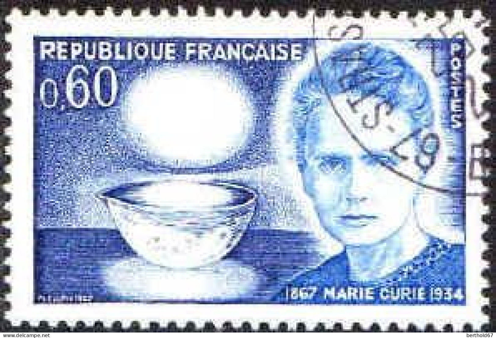 France Poste Obl Yv:1533 Mi:1600 Marie Sklodowska-Curie Nobel De Chimie (TB Cachet Rond) (Thème) - Nobelprijs