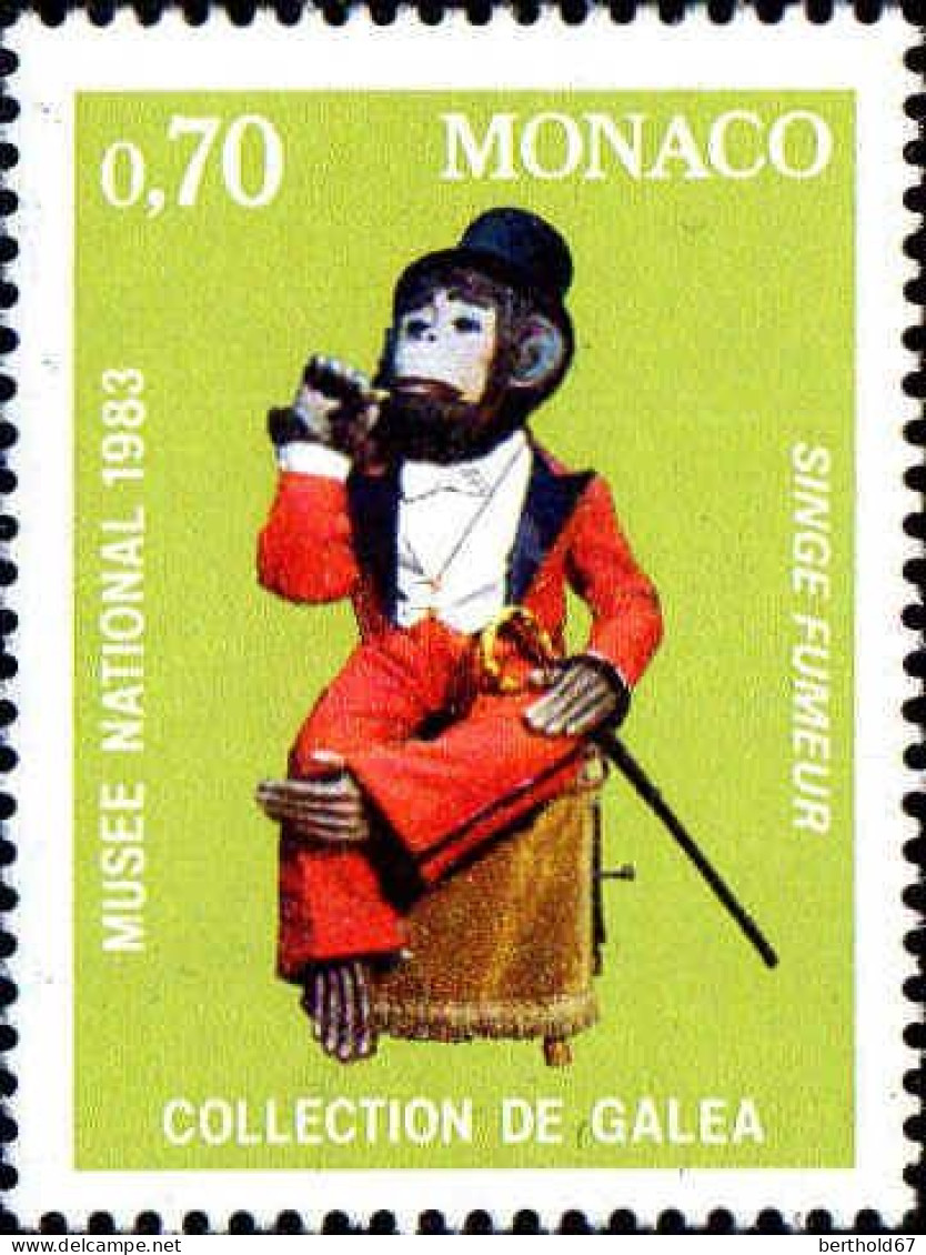 Monaco Poste N** Yv:1379 Mi:1610 Singe Fumeur - Unused Stamps