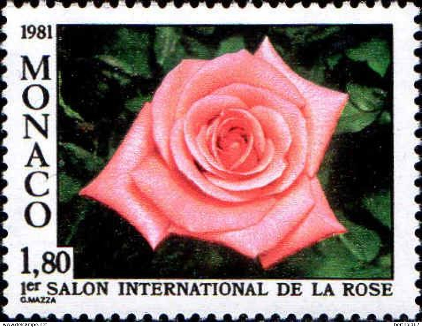 Monaco Poste N** Yv:1297 Mi:1498 Salon International De La Rose - Neufs