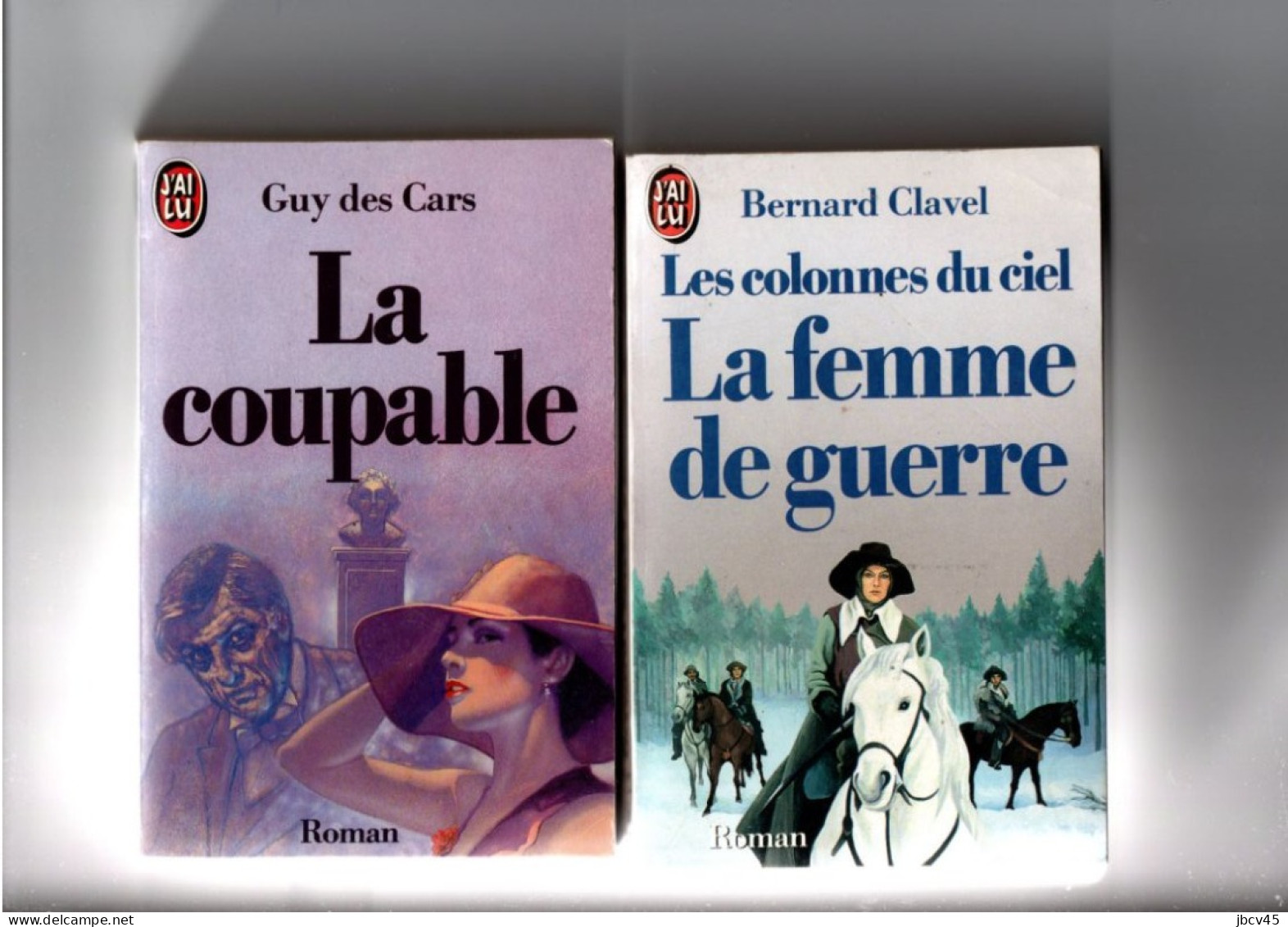 Lot De 2 Livres J AI LU   Serie 3 Etoiles Roman N° 1356  Et 1880"la Femme De Guerre Et La Coupable - Andere & Zonder Classificatie