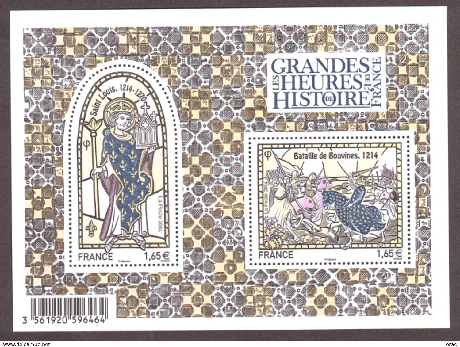 France - 2014 - Feuillet F4857 - Neuf ** - Histoire De France N° 3 - Neufs