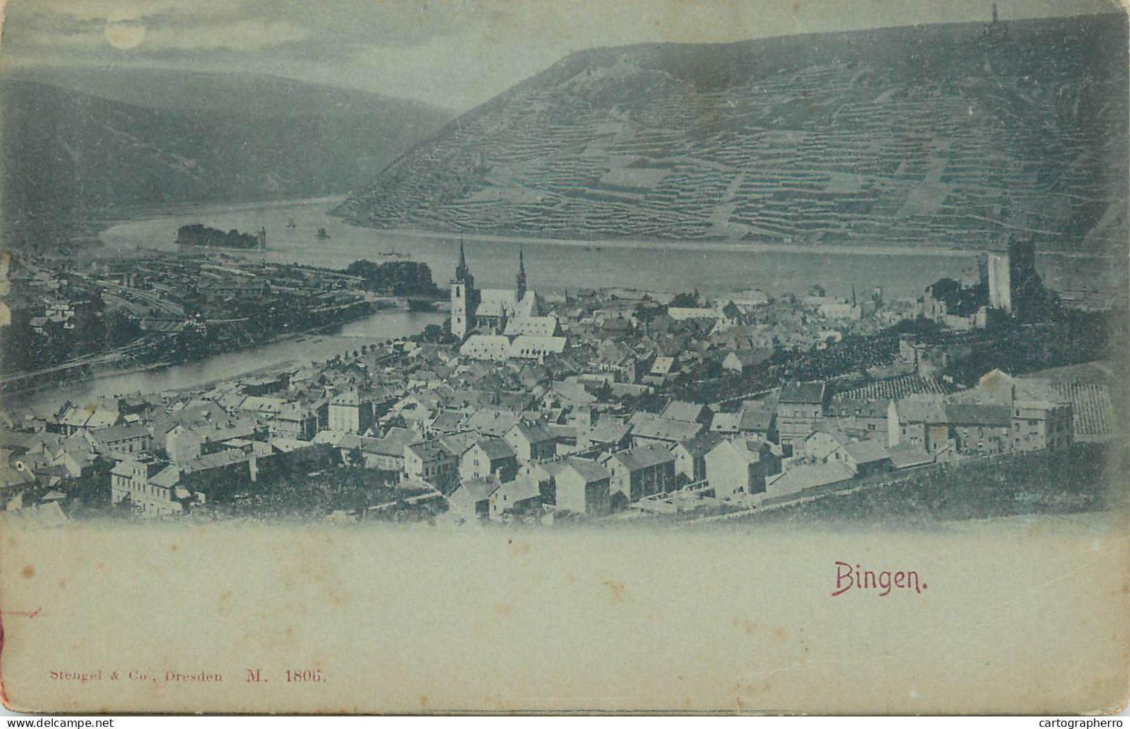 Postcard Germany Bingen City Panorama - Sonstige & Ohne Zuordnung