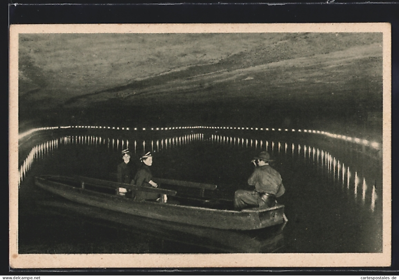 AK Berchtesgaden, Partie Auf Dem See Im Salzbergwerk  - Bergbau