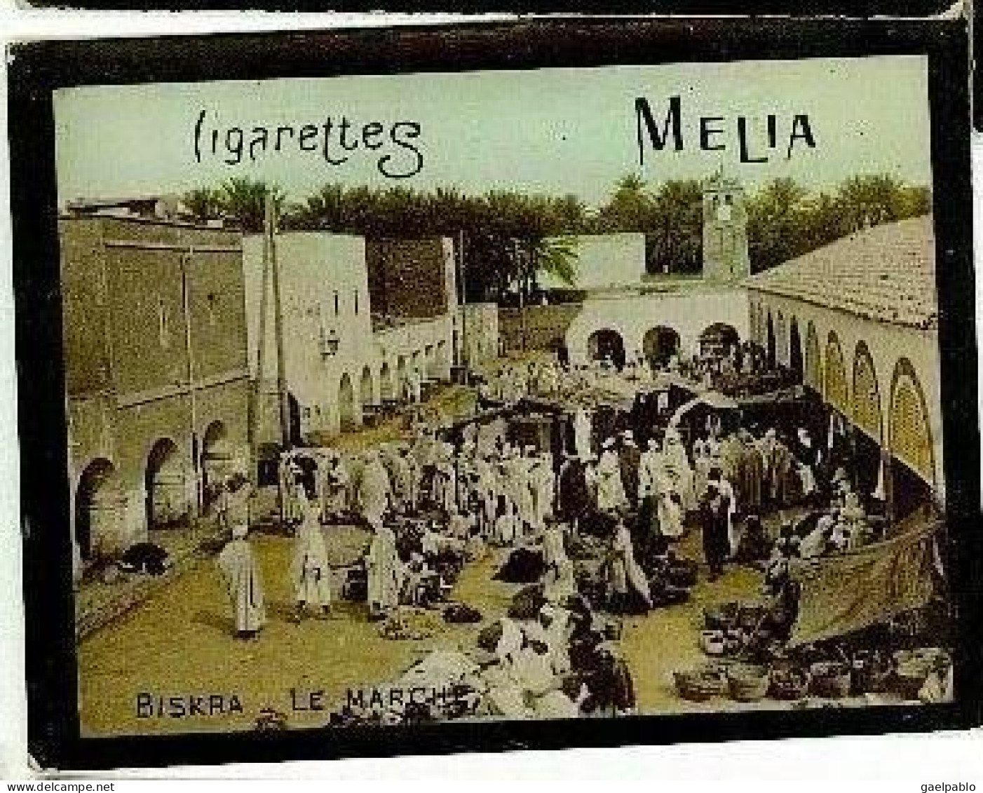 CIGARETTES MELIA - ALGER -  BISKRA - LE MARCHE   - Tirage R N° 16 - Melia