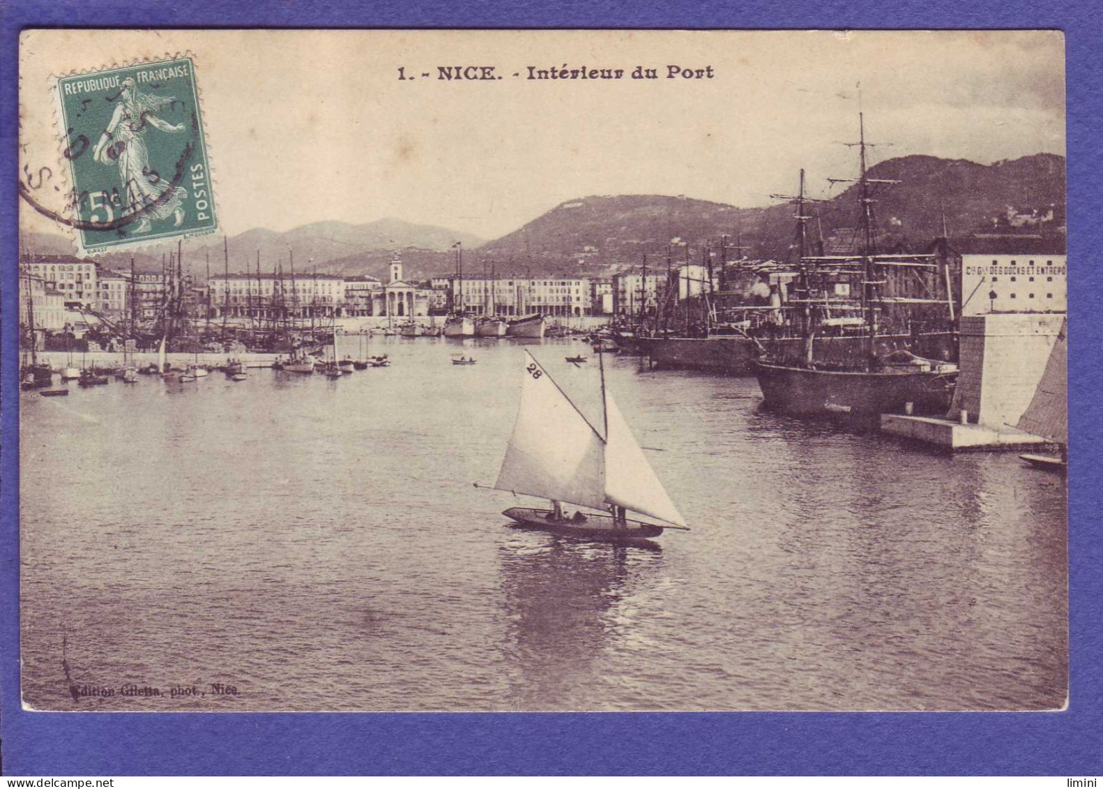 06 - NICE - LE PORT - BATEAU VOILE -  - Transport (sea) - Harbour