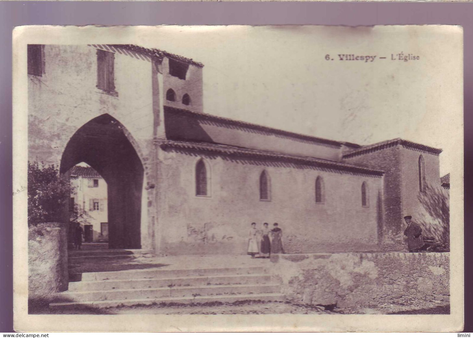 11 - VILLESPY - EGLISE - ANIMEE -  - Andere & Zonder Classificatie