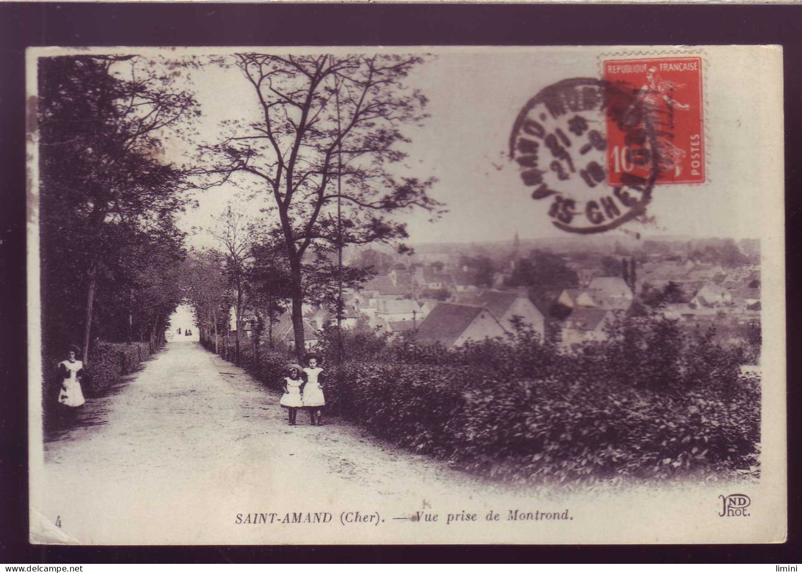 18 - SAINT AMAND - VUE PRISE DE MONTROND - ANIMEE - - Saint-Amand-Montrond