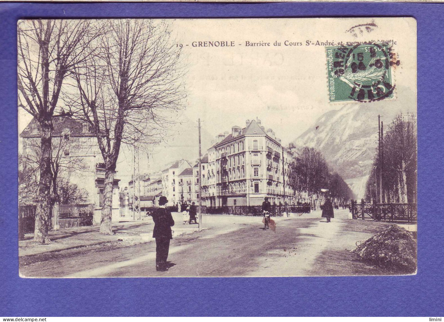 38 - GRENOBLE - BARRIERE Du COURS SAINT ANDRE - ANIMEE - - Grenoble