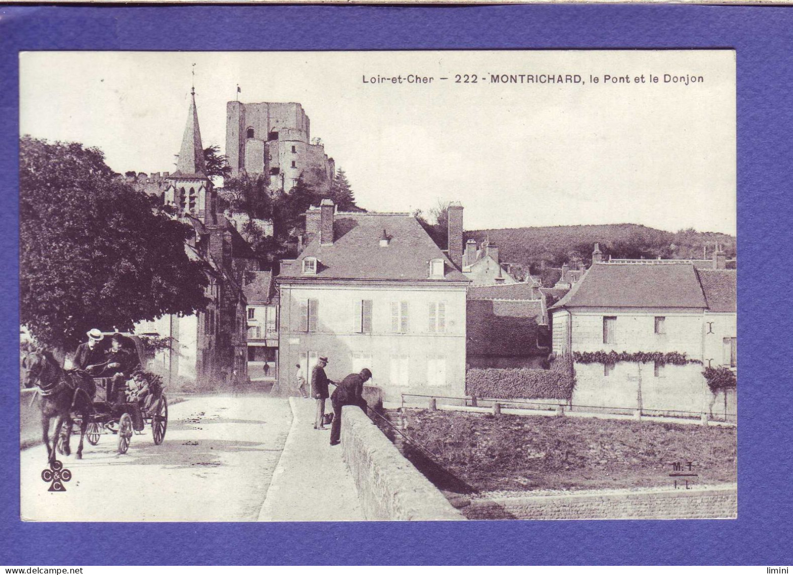 41 - MONTRICHARD - PONT Et DONJON - ATTELAGE -  - Montrichard