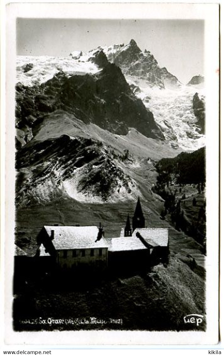 CPSM GEP  9 X 14 Haute Alpes LA GRAVE (1460) Et La Meije (3982) - Sonstige & Ohne Zuordnung