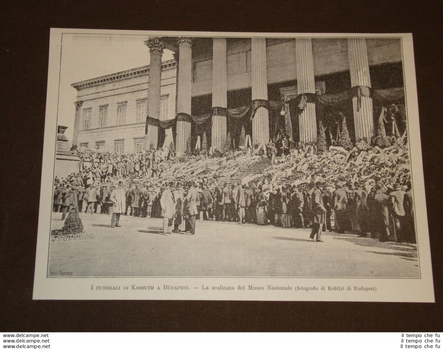 Budapest Nel 1894 Funerale Lajos O Luigi Kossuth Di Monok Politico D'Ungheria - Vor 1900