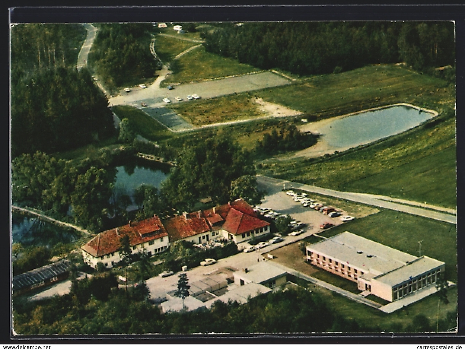 AK Bad Königshofen I. Gr., Unterfränkisches Volkshochschulheim Am Sambachshof  - Bad Koenigshofen