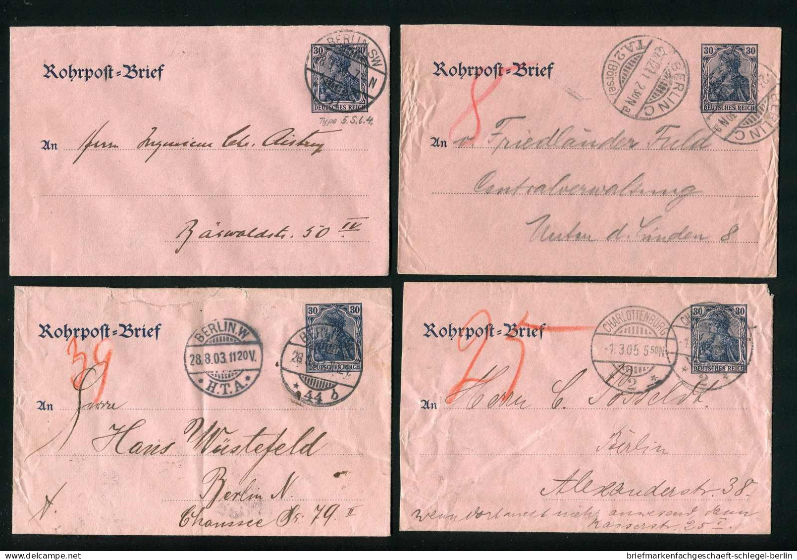 Berliner Postgeschichte, 1903, RU 6, Brief - Andere & Zonder Classificatie