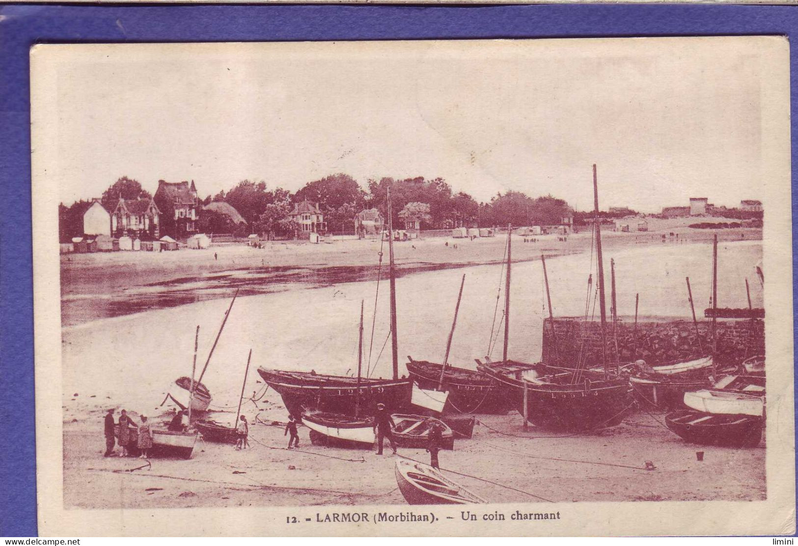 56 - LARMOR - COIN CHARMANT - MAREE BASSE - ANIMEE - - Larmor-Plage