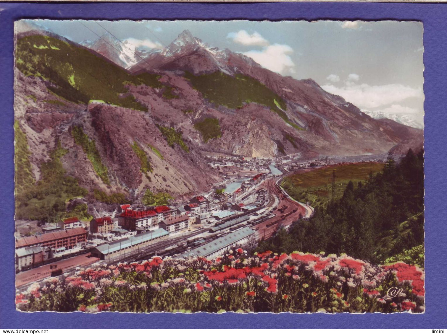 73 - CHEMIN De FER - MODANE - VUE GENERALE - COLORISEE -  - Modane