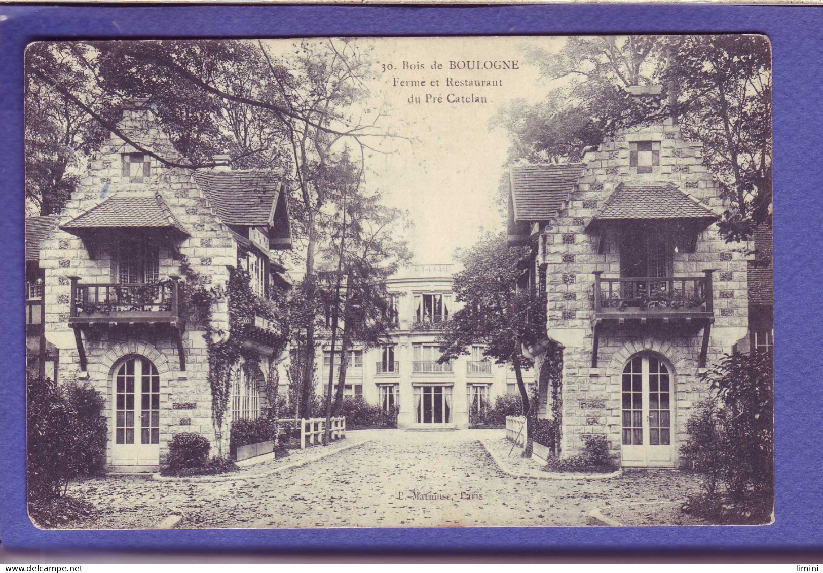 75 - PARIS  - BOIS De BOULOGNE - FERME Du PRE CATELAN -  - Paris (16)