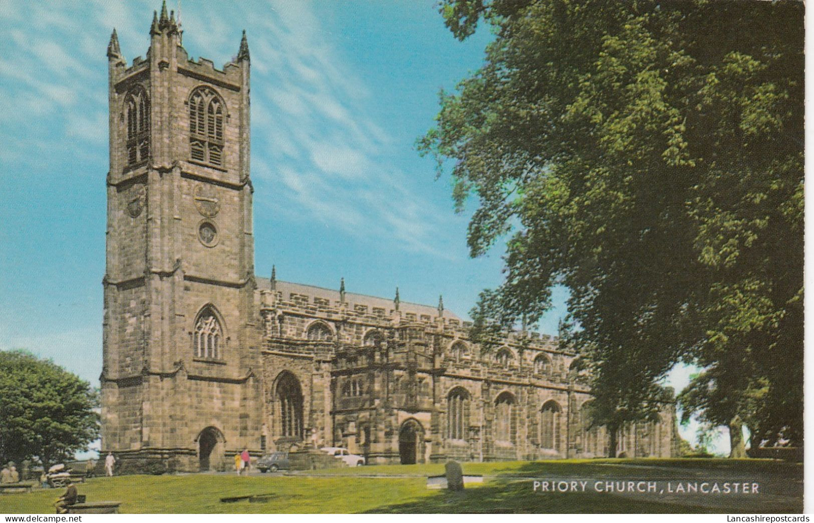 Postcard Priory Church Lancaster Lancashire My Ref B14933 - Sonstige & Ohne Zuordnung